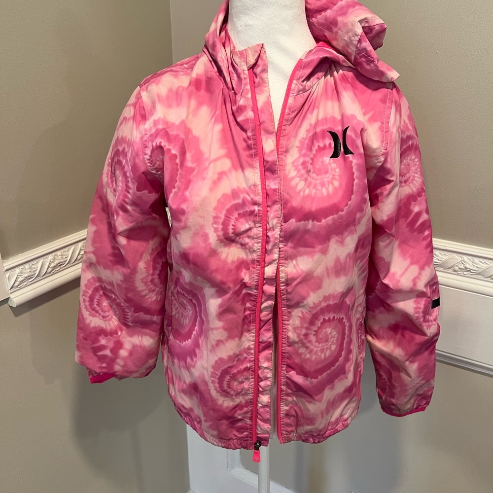Hurley Kids Pink Tie-Dye Jacket